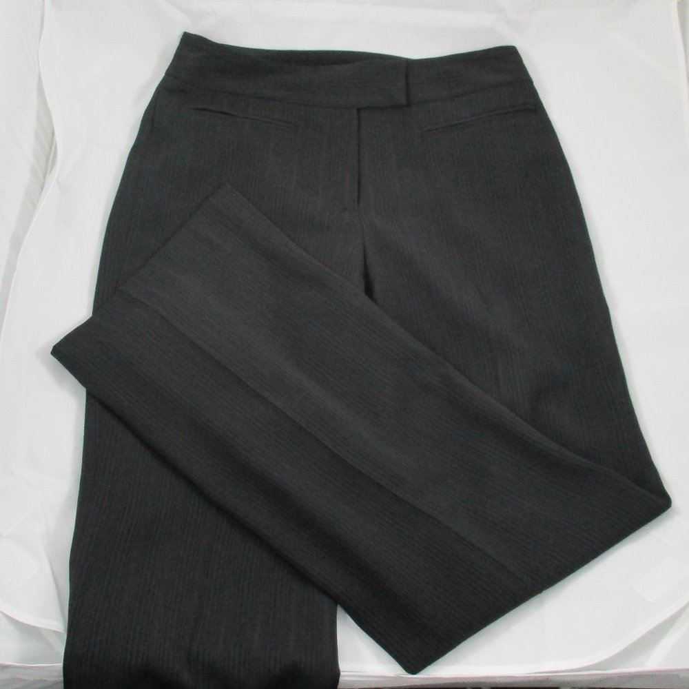 Jones Wear Black Pin Stripe Lined Pants - Size 4